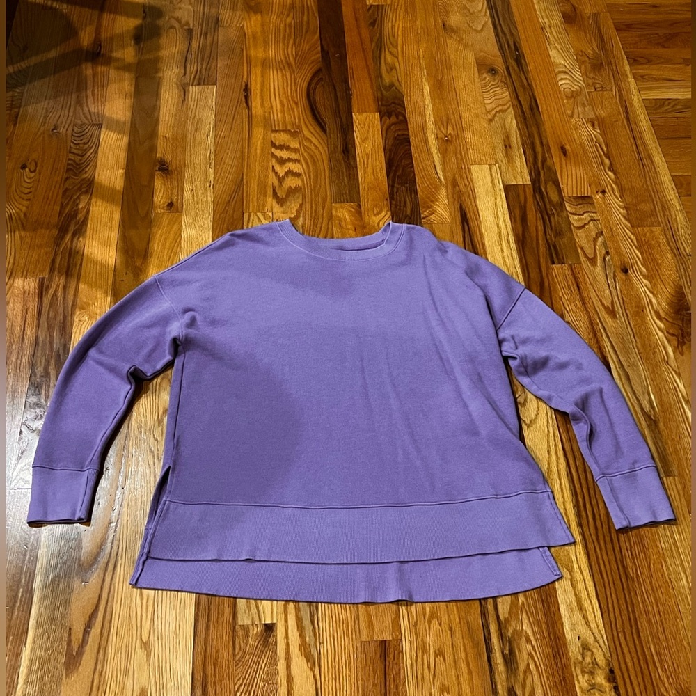 Purple Time and Tru sweater
